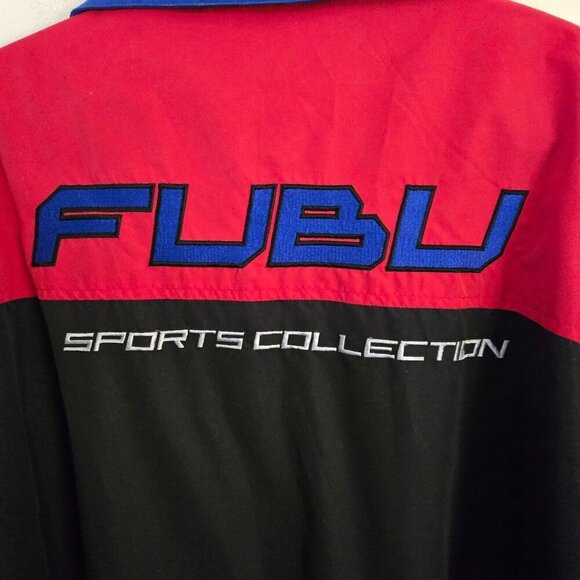 FUBU Vintage Windbreaker Colorblock Full Zip Jacket 90s Y2K Hip Hop Size XL - Picture 5 of 6